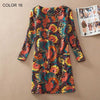 Image of BONGOR LUSS Plus Size Women Clothing Spring Fashion Flower Print Women Dress Ladies Long Sleeve Casual Autumn Dresses Clothing Spring Fashion Flower Print - Mr.BEAR
