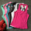 Image of Women Yoga Top Gym Sports Vest Sleeveless Shirts - Mr.BEAR