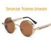 Image of Round Metal Sunglasses for Men Women - Mr.BEAR