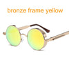 Image of Round Metal Sunglasses for Men Women - Mr.BEAR