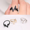 Image of Simple Chic Lightning Design Rock Style Finger Rings - Mr.BEAR