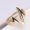 Image of Simple Chic Lightning Design Rock Style Finger Rings - Mr.BEAR