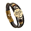 Image of 12 Constellations Bracelet New Leather Bracelet - Mr.BEAR