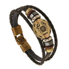Image of 12 Constellations Bracelet New Leather Bracelet - Mr.BEAR