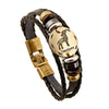Image of 12 Constellations Bracelet New Leather Bracelet - Mr.BEAR