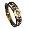 Image of 12 Constellations Bracelet New Leather Bracelet - Mr.BEAR