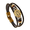 Image of 12 Constellations Bracelet New Leather Bracelet - Mr.BEAR