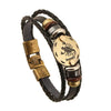 Image of 12 Constellations Bracelet New Leather Bracelet - Mr.BEAR