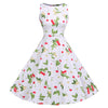 Image of Floral Print Dress Women Sleeveless Tunic  Party Dresses Sundress - Mr.BEAR