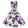 Image of Floral Print Dress Women Sleeveless Tunic  Party Dresses Sundress - Mr.BEAR
