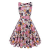 Image of Floral Print Dress Women Sleeveless Tunic  Party Dresses Sundress - Mr.BEAR