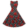Image of Floral Print Dress Women Sleeveless Tunic  Party Dresses Sundress - Mr.BEAR