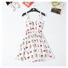 Image of Off shoulder ruffle Dot summer Dress - Mr.BEAR