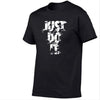 Image of Just Do It Letter Printed Fashionable Round Neck T-shirts - Mr.BEAR