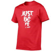 Image of Just Do It Letter Printed Fashionable Round Neck T-shirts - Mr.BEAR
