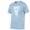 Image of Just Do It Letter Printed Fashionable Round Neck T-shirts - Mr.BEAR