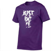 Image of Just Do It Letter Printed Fashionable Round Neck T-shirts - Mr.BEAR