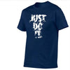 Image of Just Do It Letter Printed Fashionable Round Neck T-shirts - Mr.BEAR