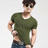 Image of Cotton v neck short sleeve t shirt - Mr.BEAR