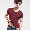 Image of Cotton v neck short sleeve t shirt - Mr.BEAR