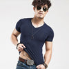 Image of Cotton v neck short sleeve t shirt - Mr.BEAR
