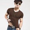 Image of Cotton v neck short sleeve t shirt - Mr.BEAR