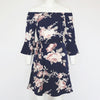 Image of Sexy Off Shoulder Floral Print Chiffon Dress Short Party Beach Dresses - Mr.BEAR
