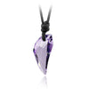 Image of Crystal The teeth of the Wolf pendant chains  long Leather - Mr.BEAR