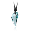 Image of Crystal The teeth of the Wolf pendant chains  long Leather - Mr.BEAR
