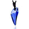 Image of Crystal The teeth of the Wolf pendant chains  long Leather - Mr.BEAR