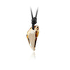Image of Crystal The teeth of the Wolf pendant chains  long Leather - Mr.BEAR