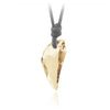Image of Crystal The teeth of the Wolf pendant chains  long Leather - Mr.BEAR