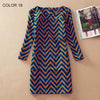 Image of BONGOR LUSS Plus Size Women Clothing Spring Fashion Flower Print Women Dress Ladies Long Sleeve Casual Autumn Dresses Clothing Spring Fashion Flower Print - Mr.BEAR
