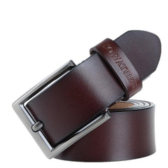 Belt cow genuine leather luxury strap male belts - Mr.BEAR