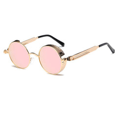 Metal Round Sunglasses Men Women Fashion - Mr.BEAR