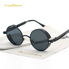 Round Metal Sunglasses for Men Women - Mr.BEAR