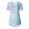 Image of Women T-shirt Short Sleeve V-Neck Printed Shirt Plus Size Women Clothing Fashion Sexy Tops - Mr.BEAR