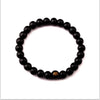 Image of Natural Wooden Beaded Root Bracelet Buddha Word Jewelry - Mr.BEAR