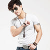 Image of Cotton v neck short sleeve t shirt - Mr.BEAR