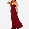 Image of Multiway Wrap Convertible Club Red Dress - Mr.BEAR