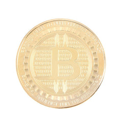 Gold Plated Physical Bitcoins Gold BTC