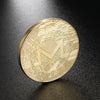Image of Gold Plated Physical Bitcoins Gold BTC - Mr.BEAR