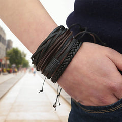 Bracelets & Bangles mens leather bracelets - Mr.BEAR